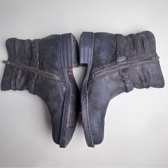 Born Cross Brown leather Ankle Boots with Fringe size 9 - Picture 9 of 16